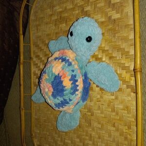 Ocean Sea Turtle Crochet Stuffed Animal Plush